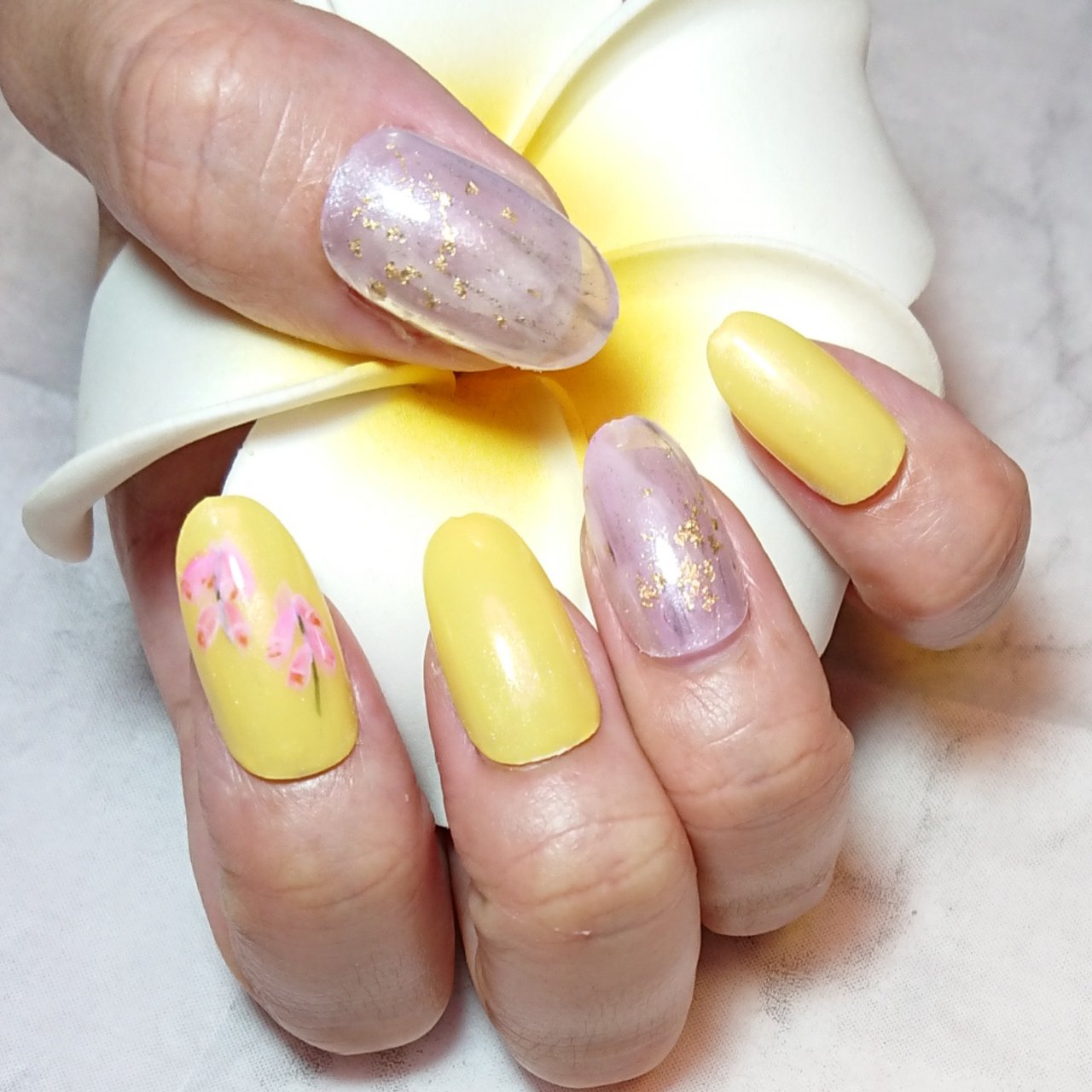 春 オフィス ブライダル パーティー ハンド Akのネイルデザイン No ネイルブック