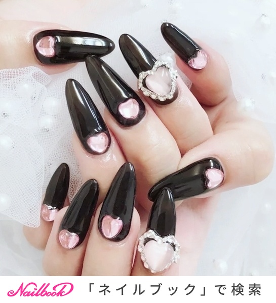 人気順 ハート スカルプチュア 大理石のネイルデザイン ネイルブック