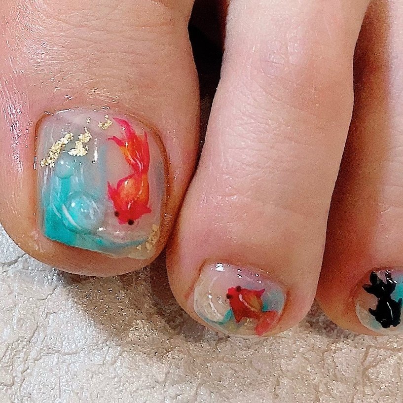 夏 フット ｍｉｍｉｔ ｎａｉｌのネイルデザイン No ネイルブック