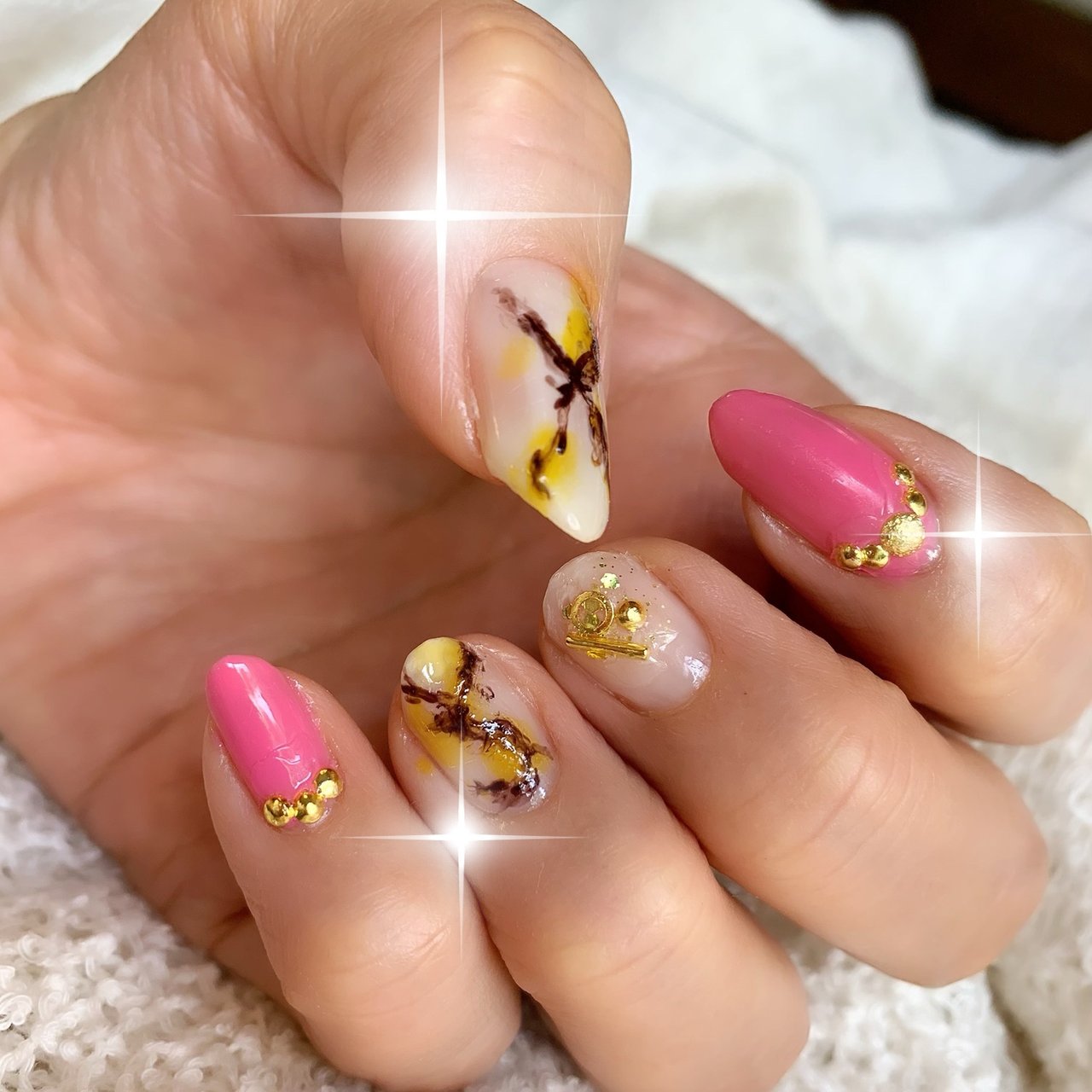 春 夏 オールシーズン ハンド タイダイ ちゃめのネイルデザイン No ネイルブック