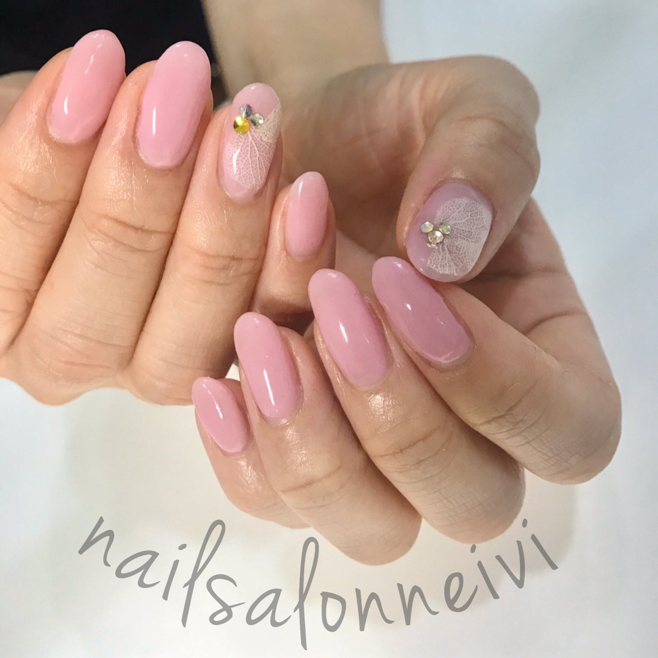 ハンド ピンク パープル ジェル お客様 Nailsalon Neiviのネイルデザイン No ネイルブック