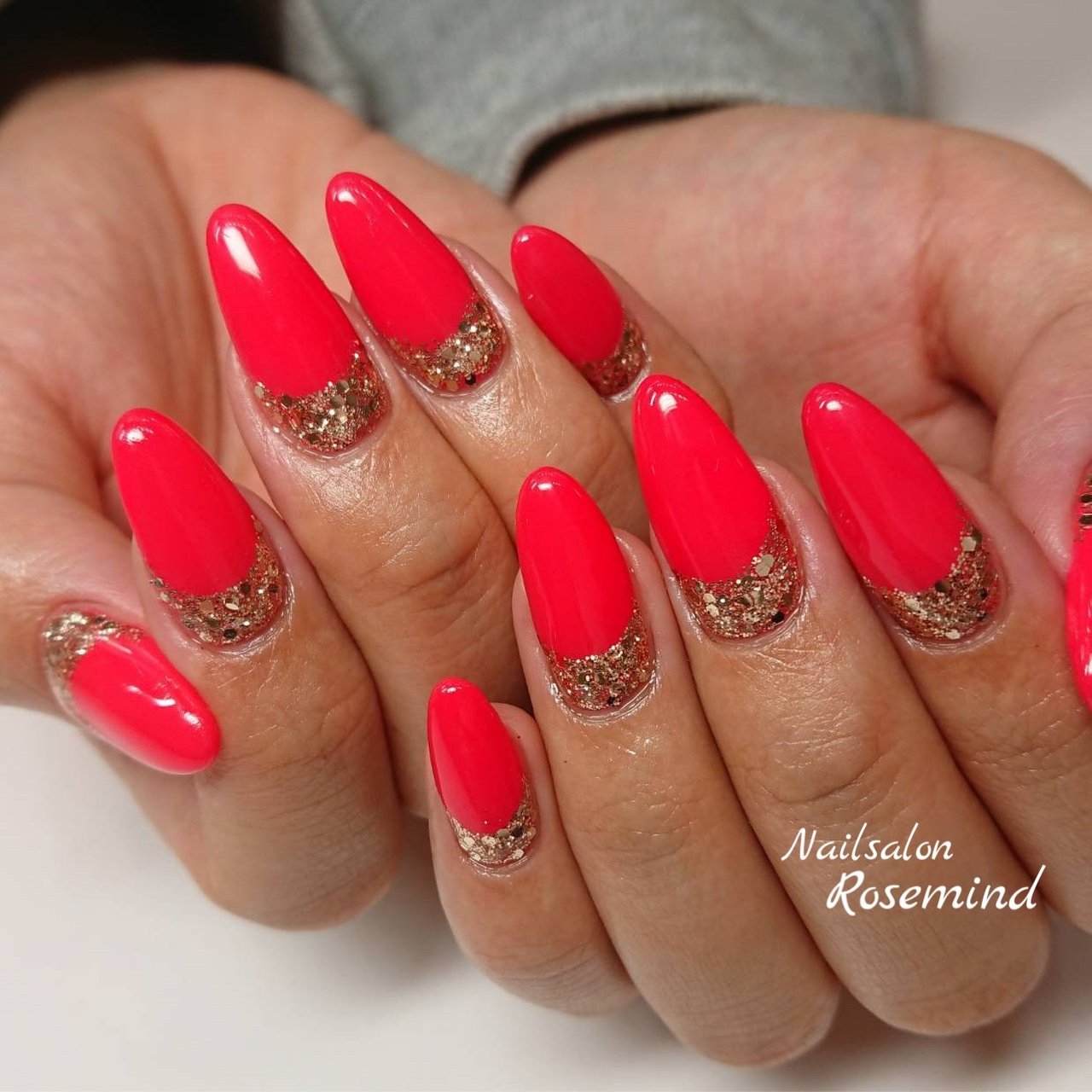 夏 デート 女子会 ハンド フレンチ Nail Rosemindのネイルデザイン No ネイルブック