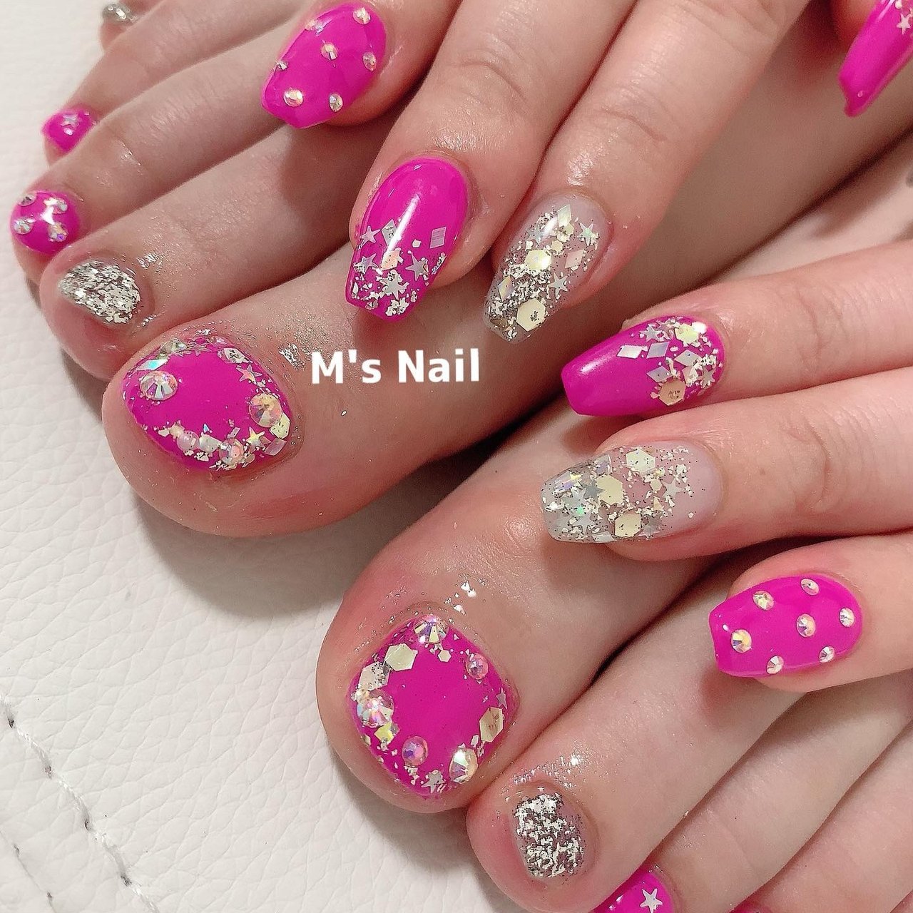 夏 海 リゾート ライブ ハンド M S Nail エムズネイルのネイルデザイン No ネイルブック