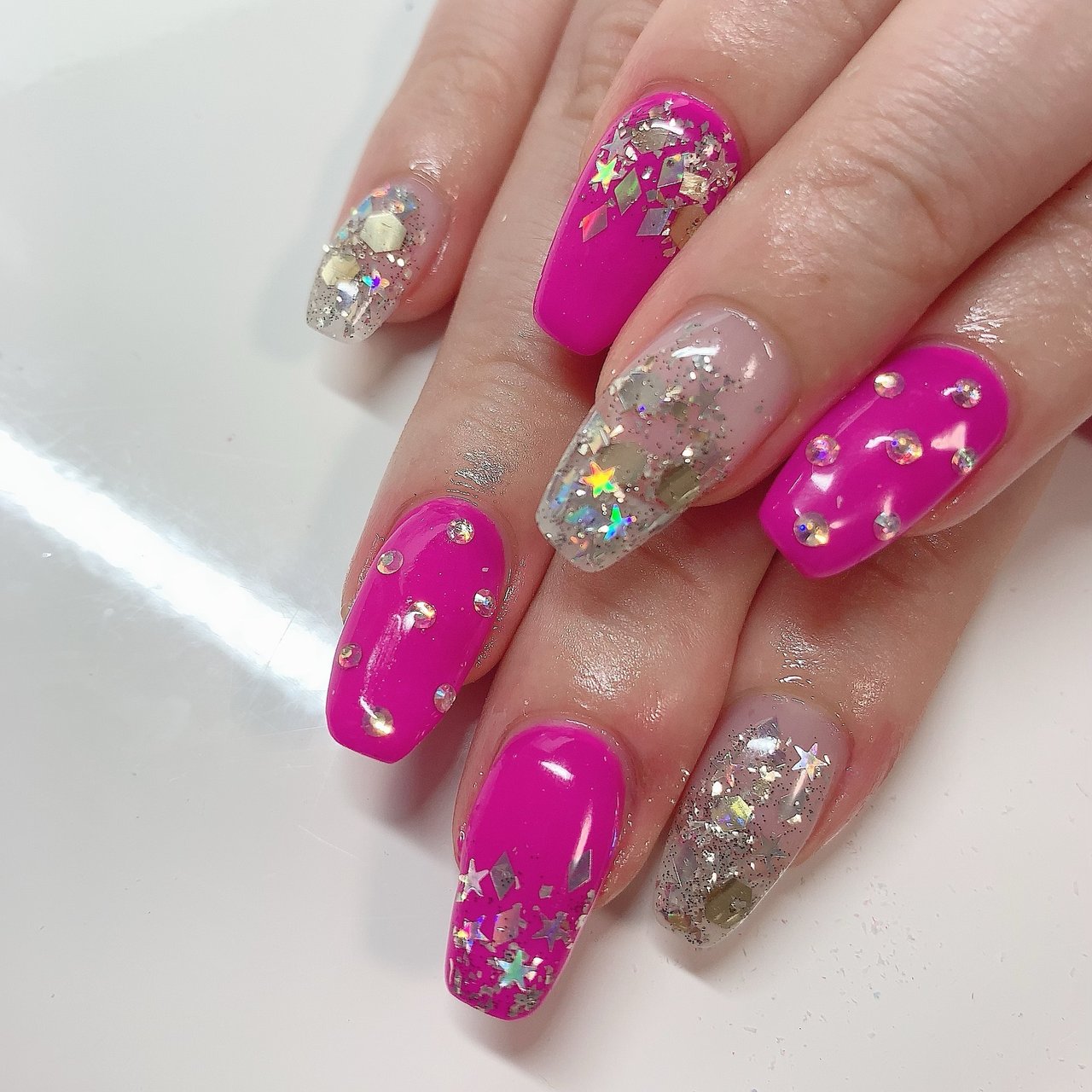 夏 海 リゾート ライブ ハンド M S Nail エムズネイルのネイルデザイン No ネイルブック