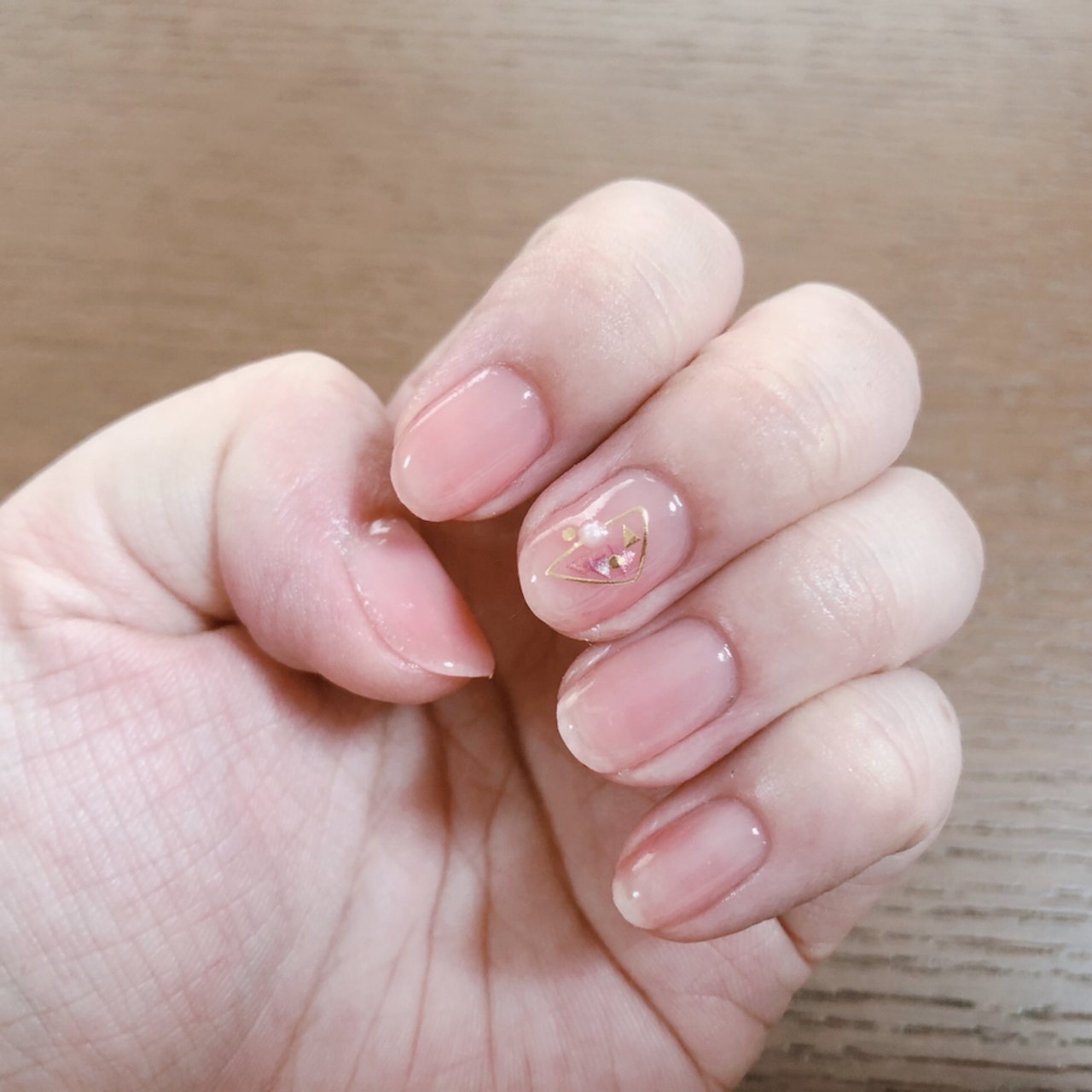 シンプル ワンカラー ショート ピンク ジェル Coronnailのネイルデザイン No ネイルブック