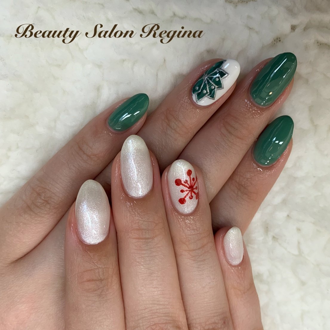 オールシーズン ハンド ワンカラー キャラクター ホワイト Reginaのネイルデザイン No 5310008 ネイルブック