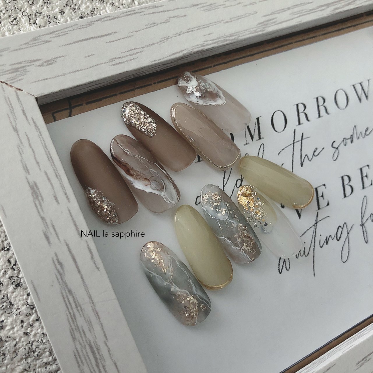 夏 ハンド ミディアム ジェル ネイルチップ Misaのネイルデザイン No ネイルブック