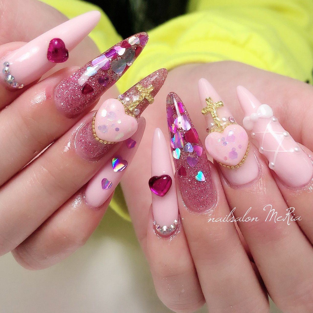 ハンド ロング Nailsalon Meriaのネイルデザイン No ネイルブック