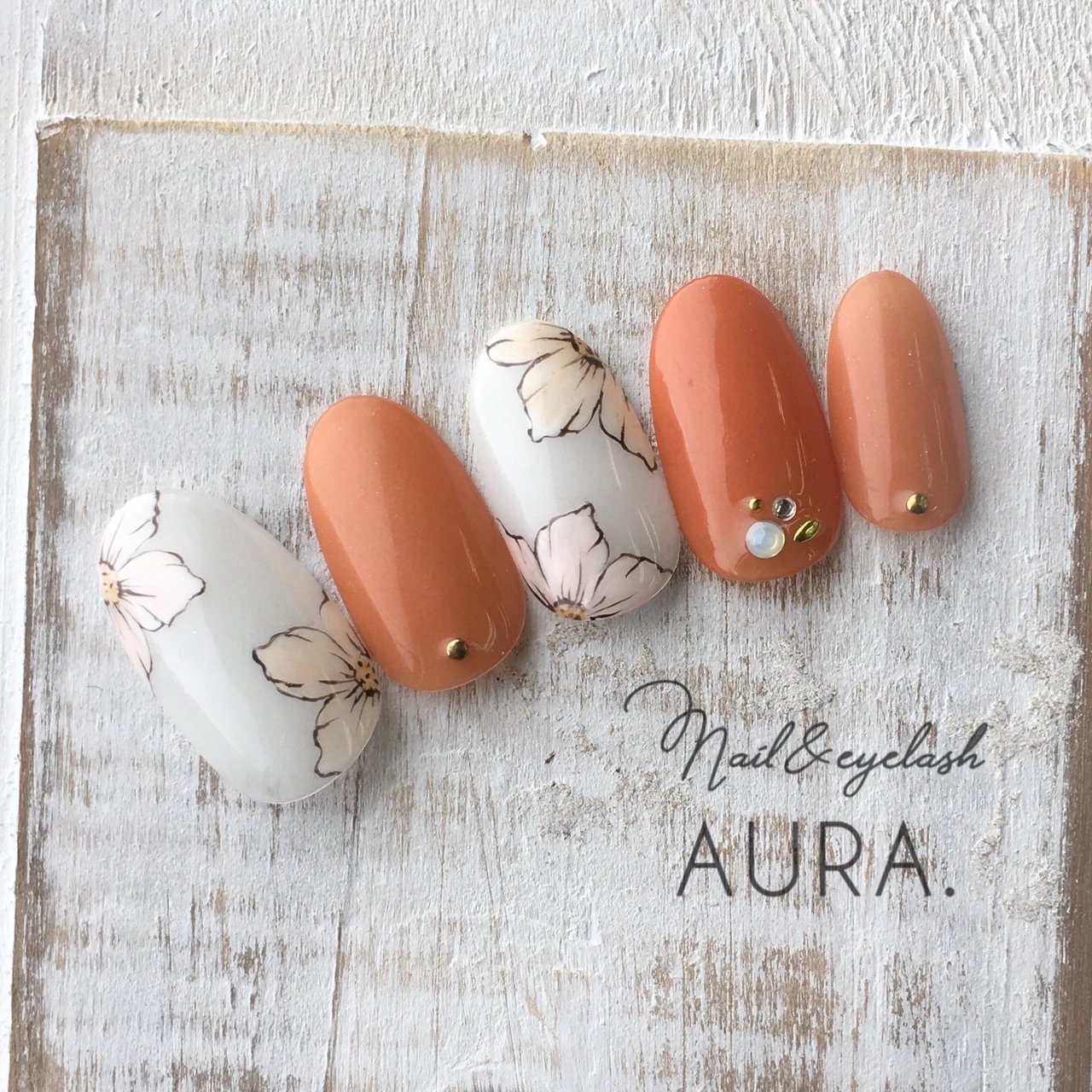 夏 オールシーズン オフィス デート シンプル Nail Eyelash Aura Meesan のネイルデザイン No ネイルブック