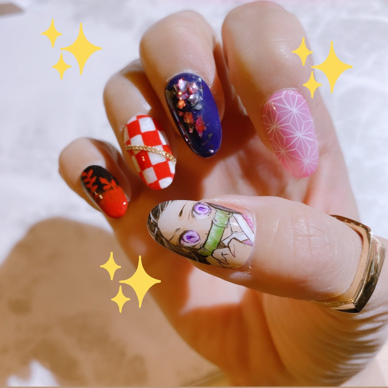 rino ネイルチップ 痛ネイル ネイル オーダー イメージネイル リピ 🌹Alice Rosa🌹痛ネイル 3D チップオーダー 世界一、優しい