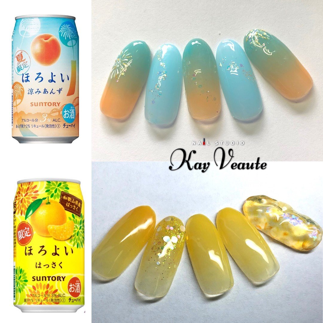 オールシーズン 旅行 浴衣 パーティー ハンド Nail Studio Kay Veauteのネイルデザイン No ネイルブック