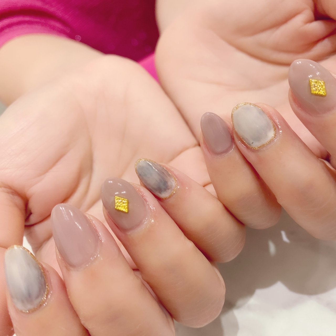 春 夏 オールシーズン ハンド ラメ Leciel Nail 豊田市ネイルサロン のネイルデザイン No ネイルブック