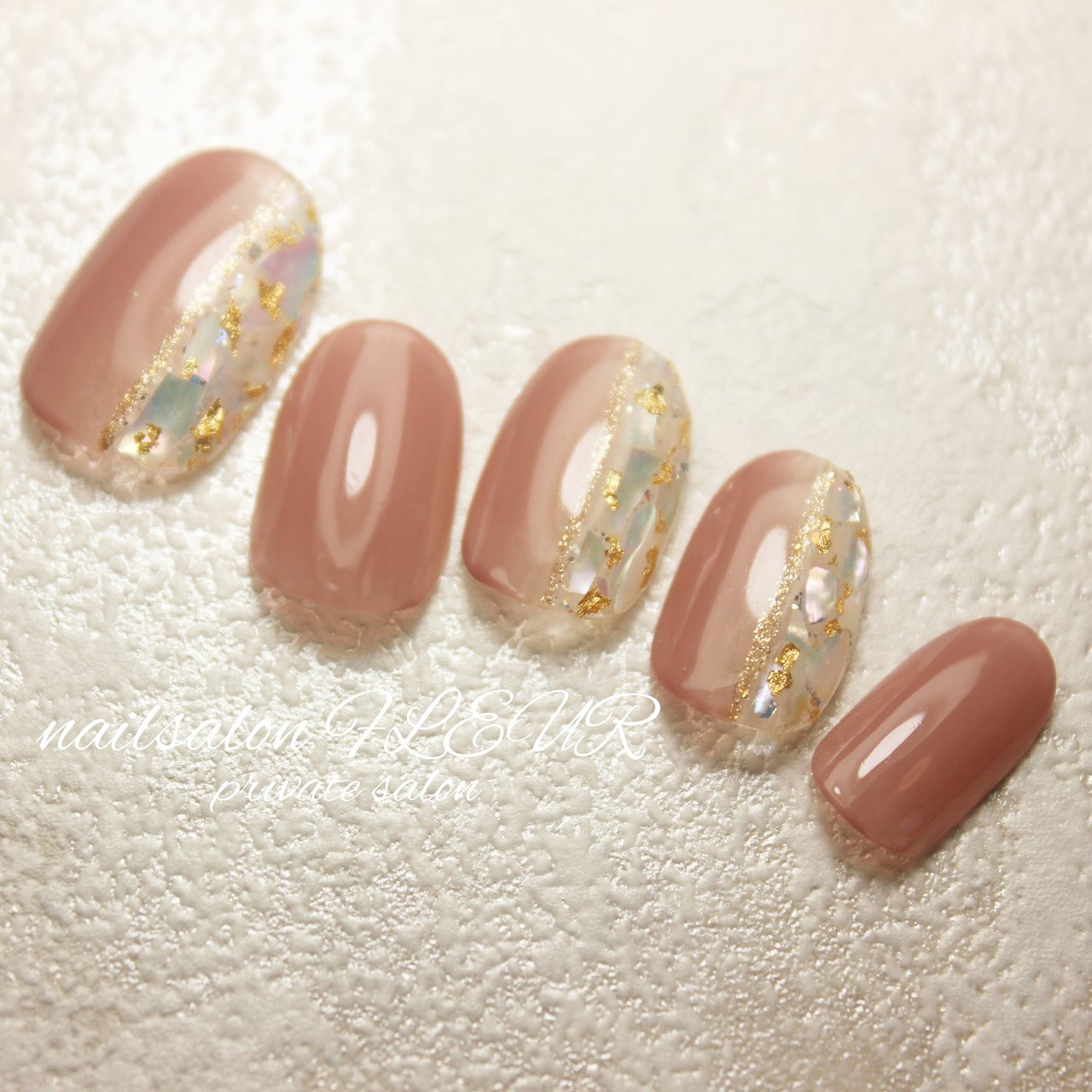 春 夏 オフィス ブライダル ハンド Nailsalon Fleurのネイルデザイン No ネイルブック