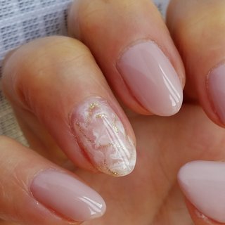 おすすめ順 ピンク 白マーブルネイルのネイルデザイン ネイルブック