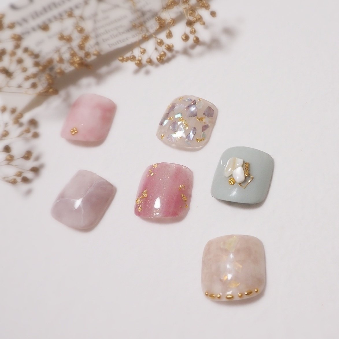 フット Nailmielのネイルデザイン No ネイルブック