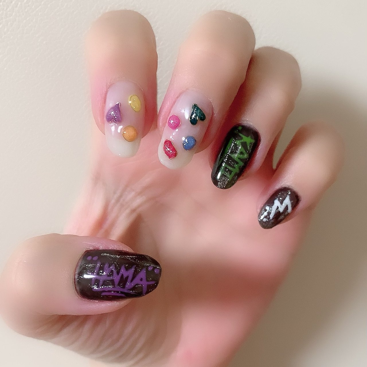 【12月スーパーSALE 15％OFF】 ライブ/ハンド/痛ネイル/ドット/ワイヤー mamipyのネイル - ネイルアート用品(筆など)