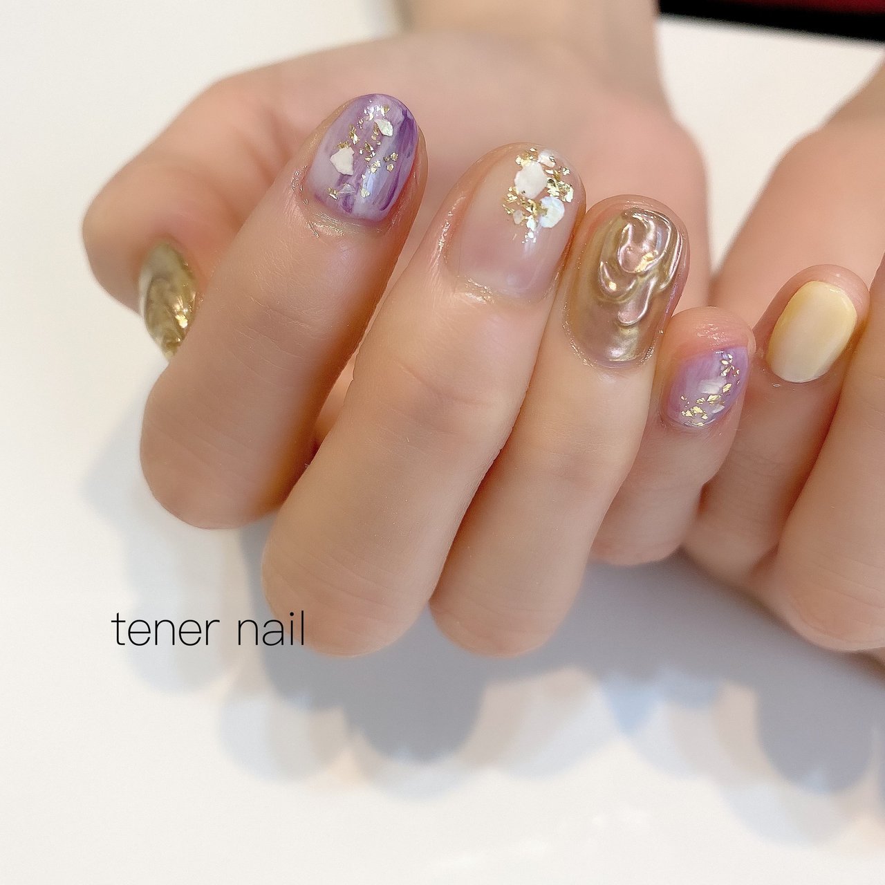 春 夏 オフィス 女子会 ハンド テネルネイル Tener Nailのネイルデザイン No ネイルブック