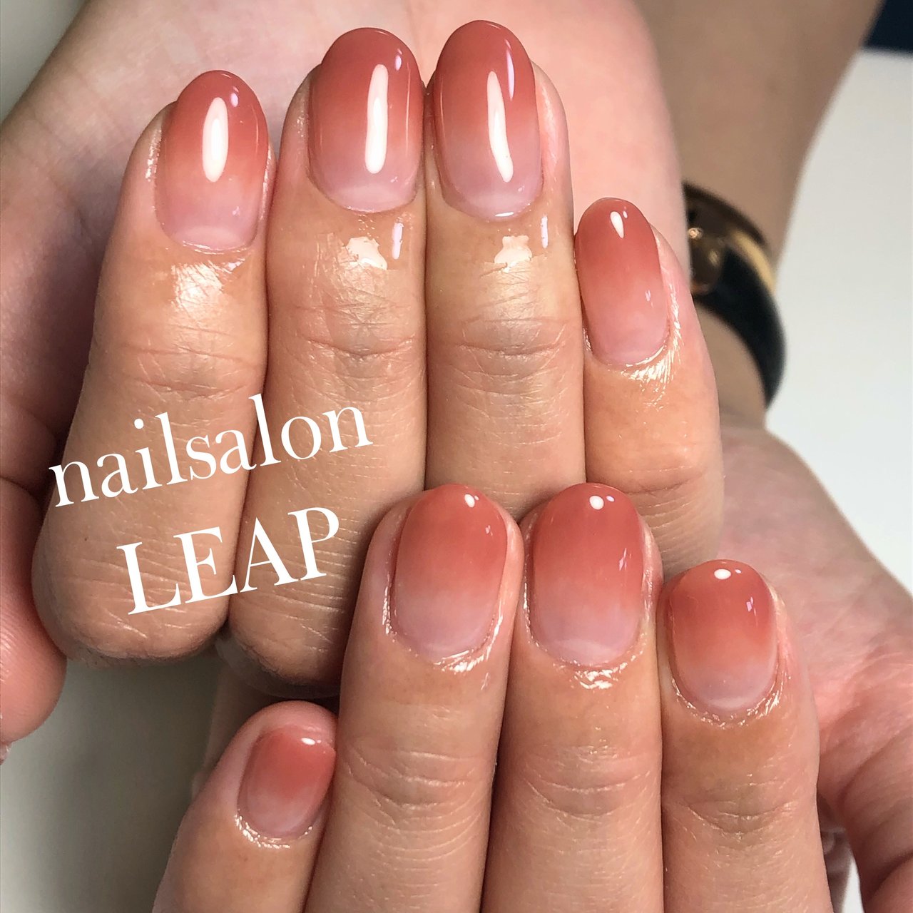 春 オールシーズン オフィス オレンジ ブラウン Nailsalon Leapのネイルデザイン No ネイルブック