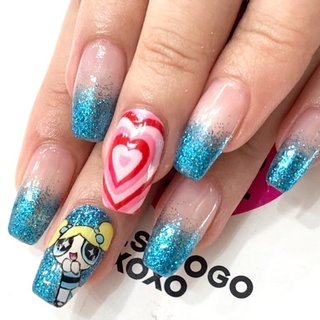 バブルスのネイルデザイン ネイルブック