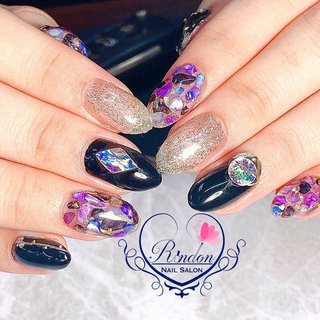 ブラック 黒 派手ネイルのネイルデザイン 62ページ目 ネイルブック