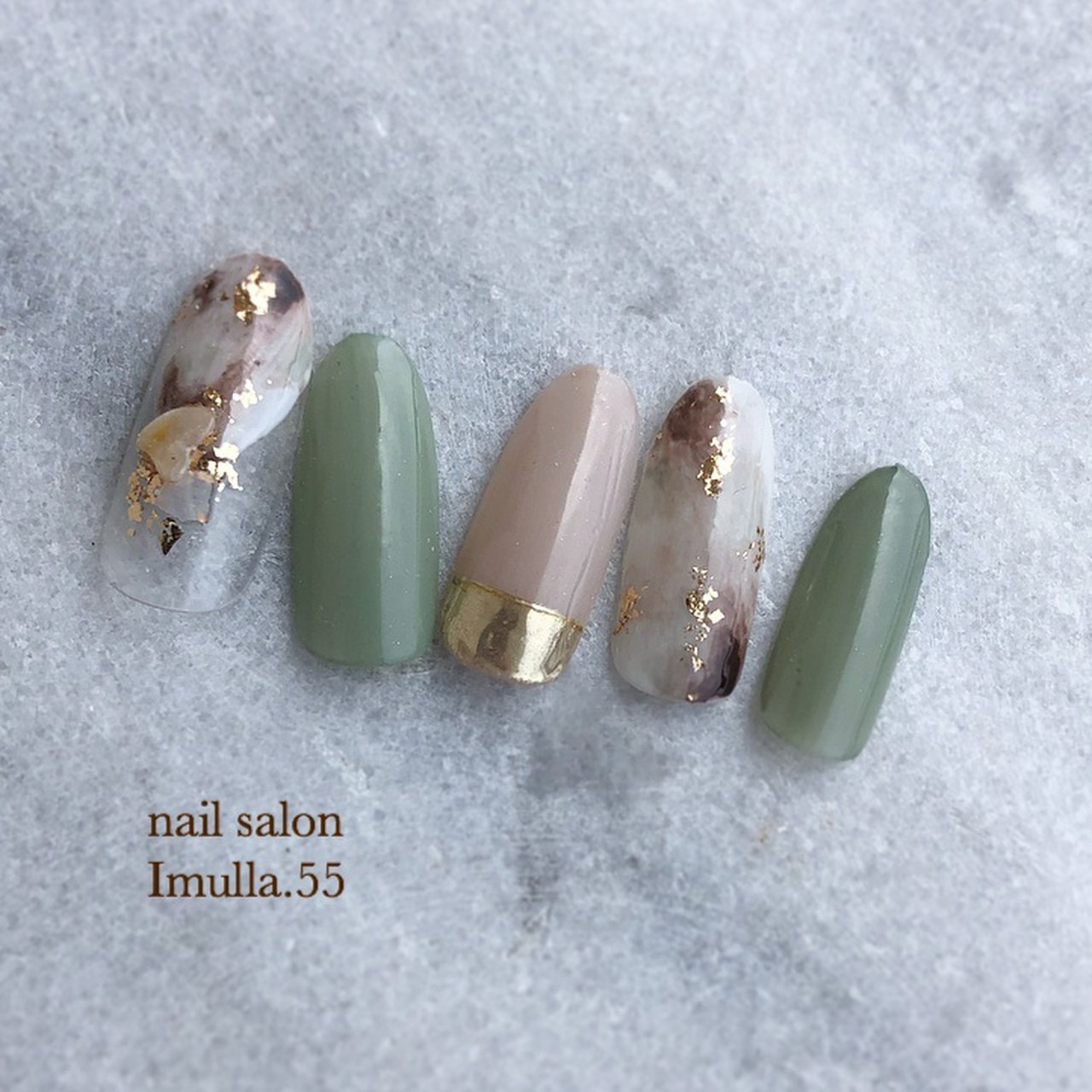 春 夏 ハンド フレンチ ワンカラー Nail Salon Imulla 55のネイルデザイン No ネイルブック