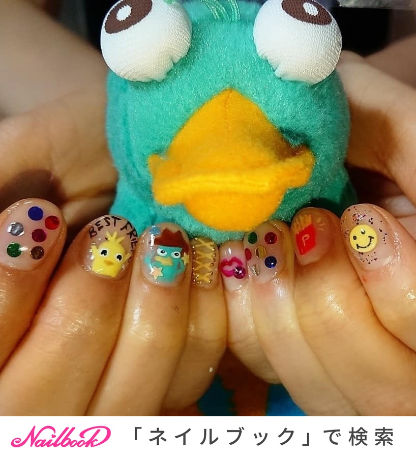 カモノハシペリーのネイルデザイン ネイルブック