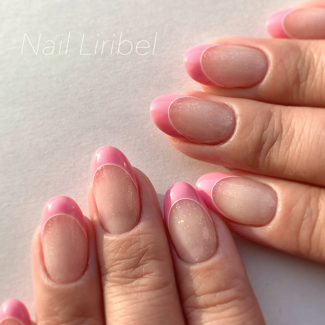 春 夏 シンプル フレンチ ラメ Nail Liribel ネイルリリベル のネイルデザイン No ネイルブック