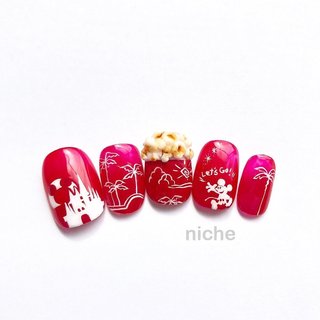 シンデレラ城のネイルデザイン ネイルブック