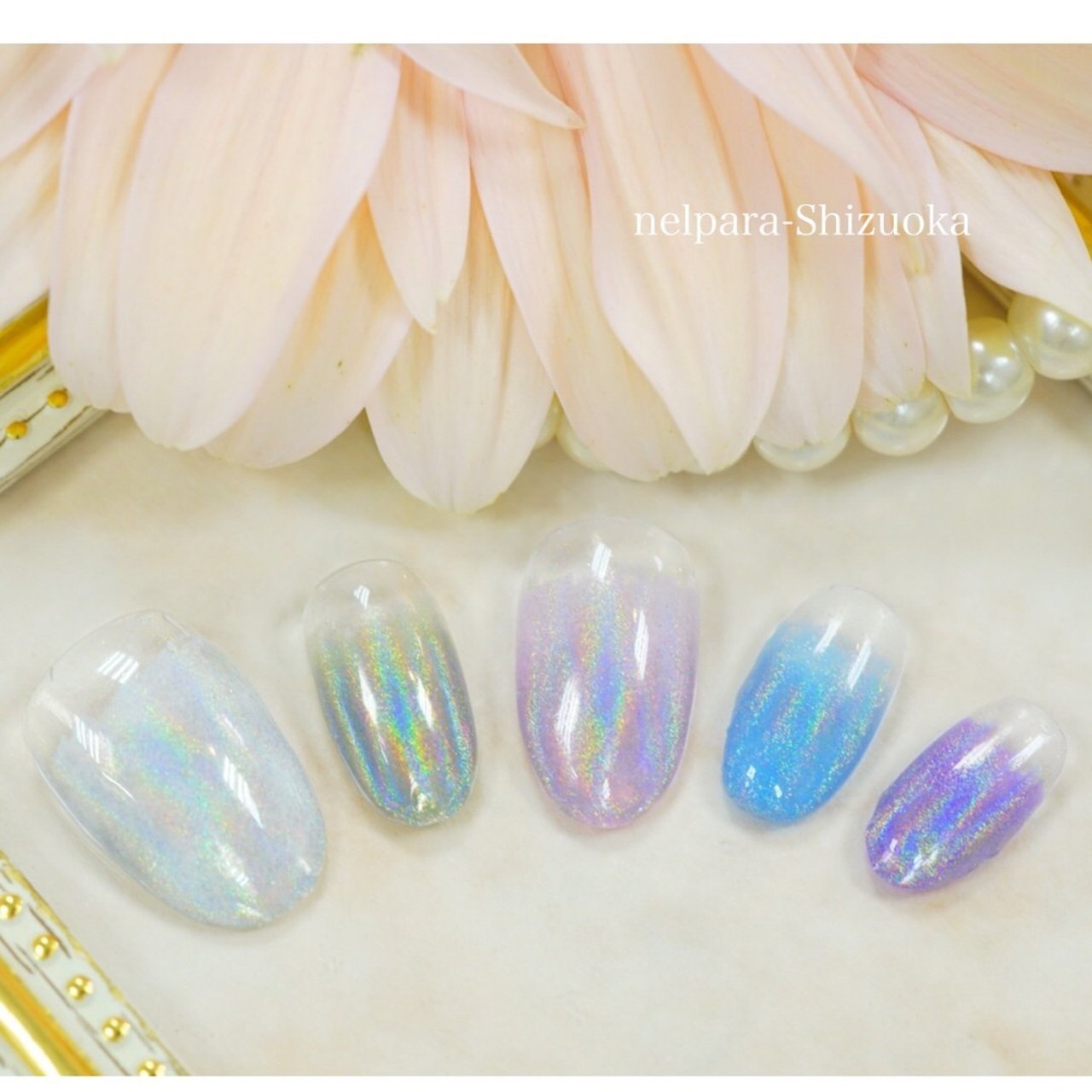 オールシーズン ハンド グラデーション カラフル ジェルネイル ネルパラ静岡イトーヨーカドー店のネイルデザイン No ネイルブック