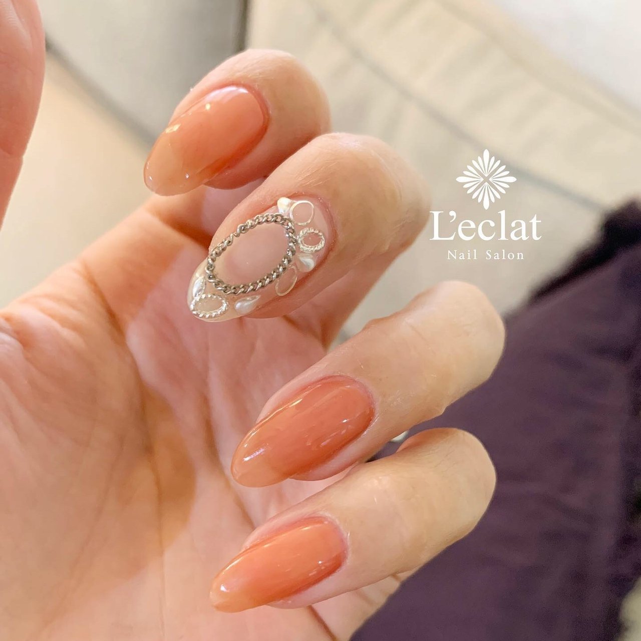 春 夏 海 ハンド シンプル Nailsalon Leclatのネイルデザイン No ネイルブック