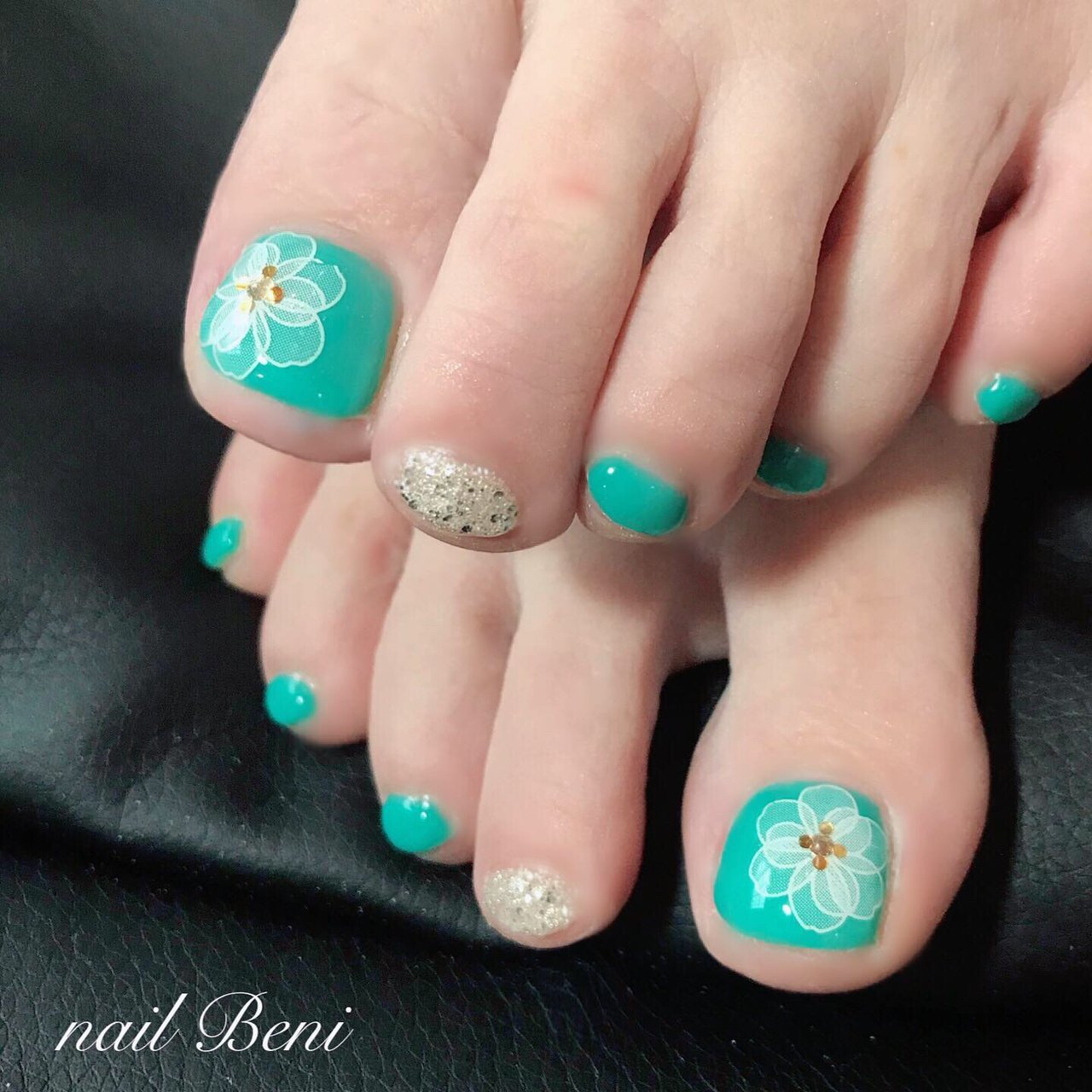 春 夏 海 リゾート フット Nail Salon Beni ネイルサロン ベニのネイルデザイン No ネイルブック