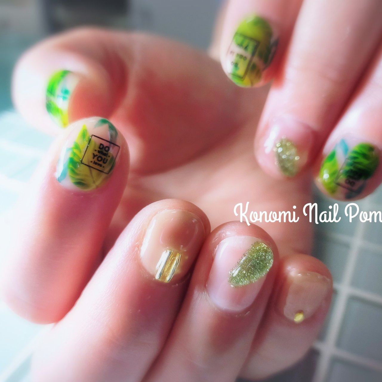 夏 海 リゾート ライブ ハンド Konomi Nail Pomのネイルデザイン No ネイルブック