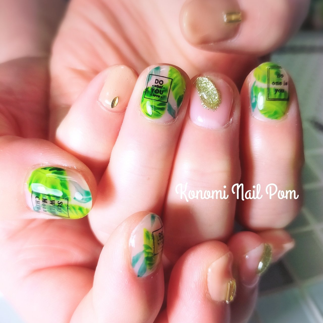 夏 海 リゾート ライブ ハンド Konomi Nail Pomのネイルデザイン No ネイルブック