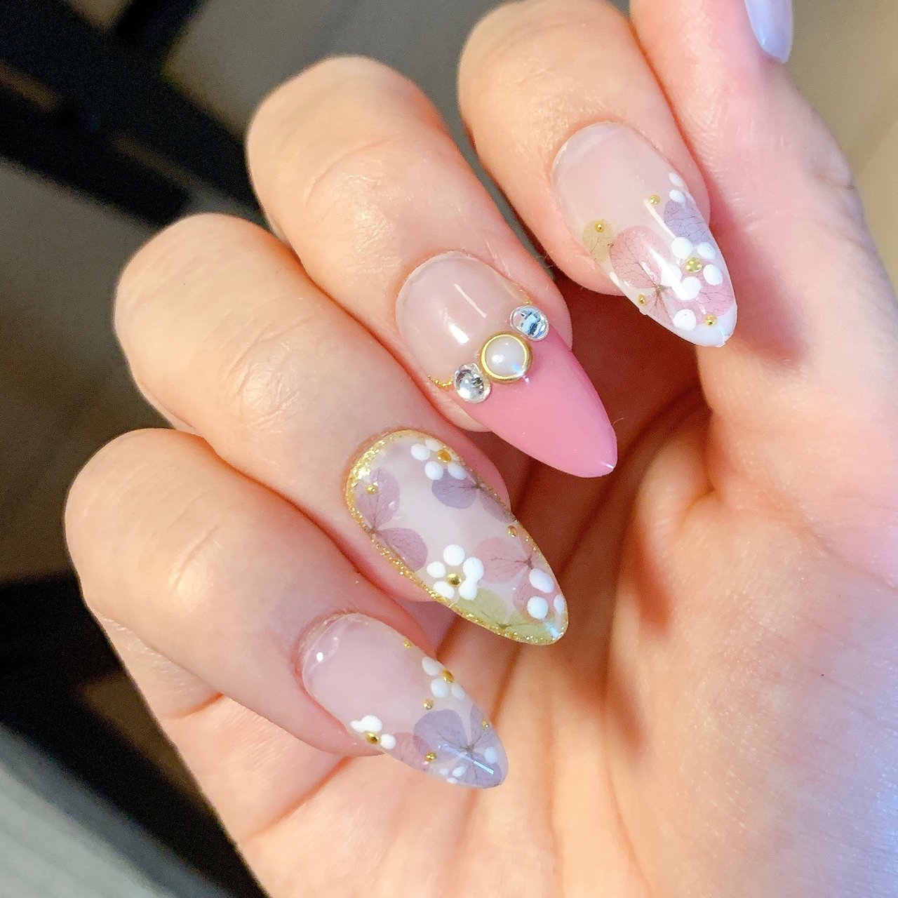 春 夏 梅雨 デート ハンド Mon Amiのネイルデザイン No ネイルブック