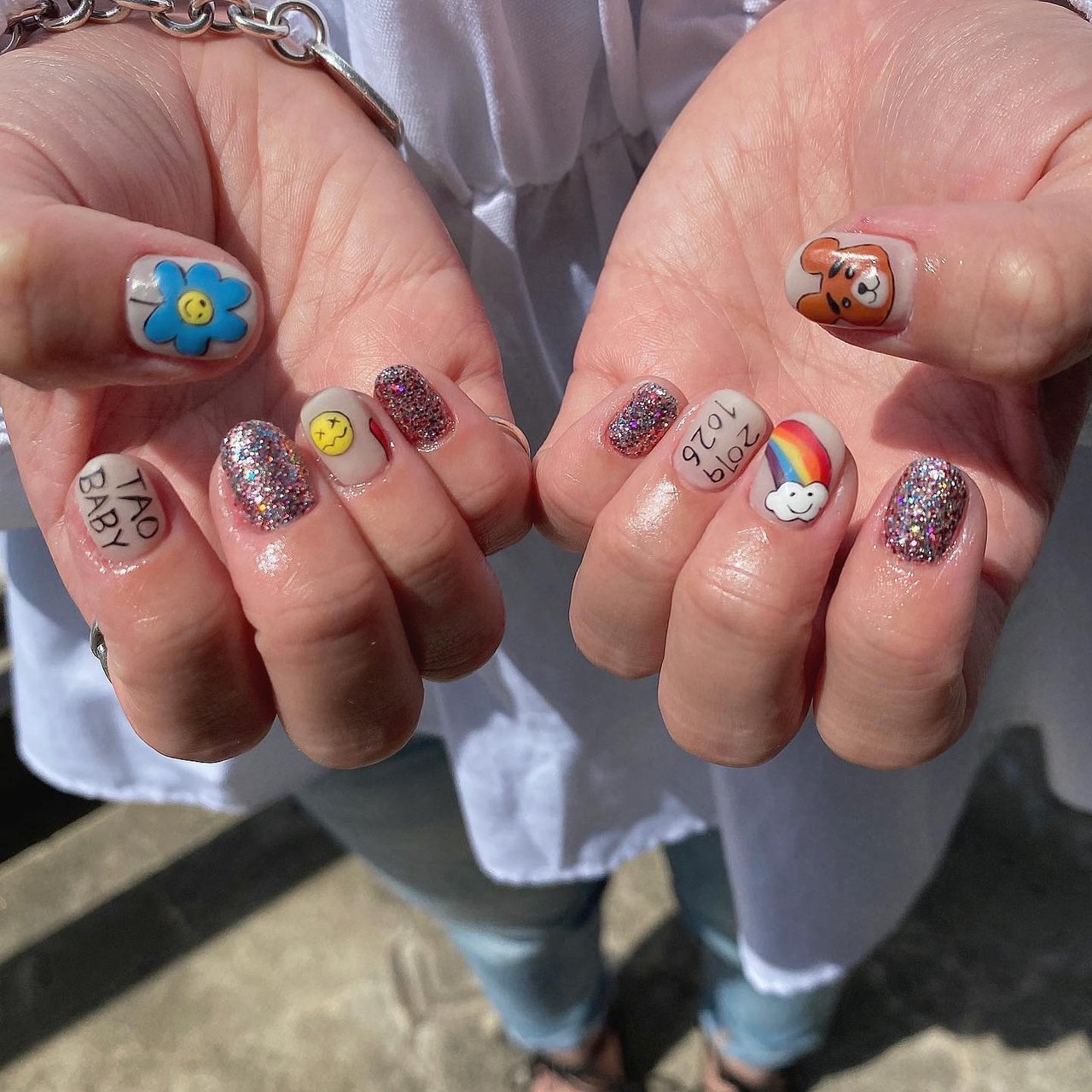 オールシーズン 卒業式 入学式 女子会 ハンド Nailsalon Chuloのネイルデザイン No ネイルブック