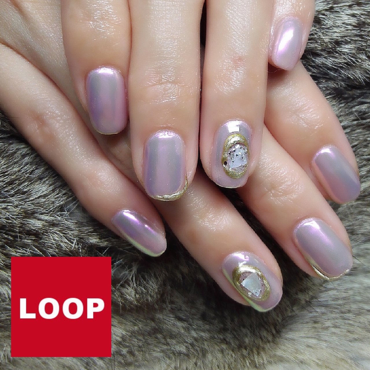 オールシーズン オフィス デート 女子会 ハンド Loopのネイルデザイン No ネイルブック