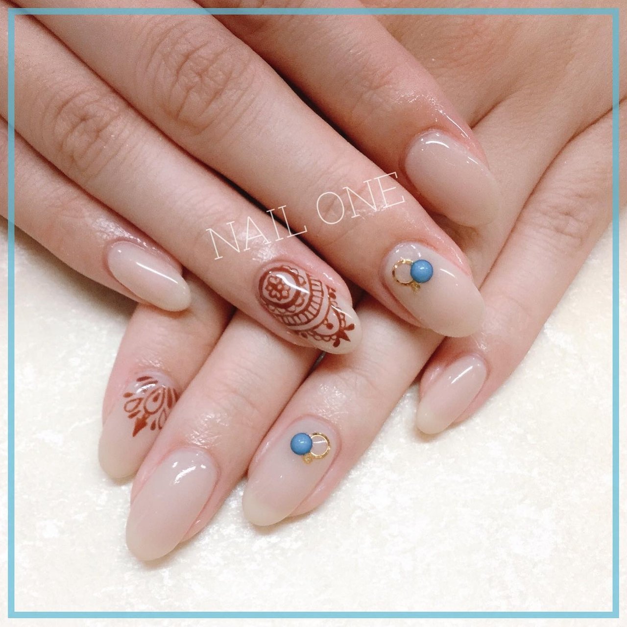 夏 オールシーズン オフィス ブライダル ハンド Nailone Salonのネイルデザイン No 5347437 ネイルブック