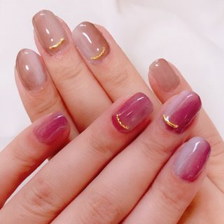 22年 新着順 グラデーション ダイソーパーツのネイルデザイン ネイルブック