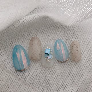 オーロラシートのネイルデザイン ネイルブック