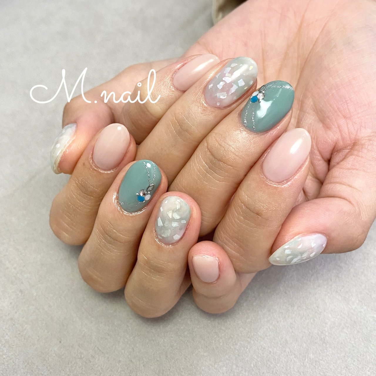 春 夏 海 女子会 ハンド M Nailのネイルデザイン No ネイルブック