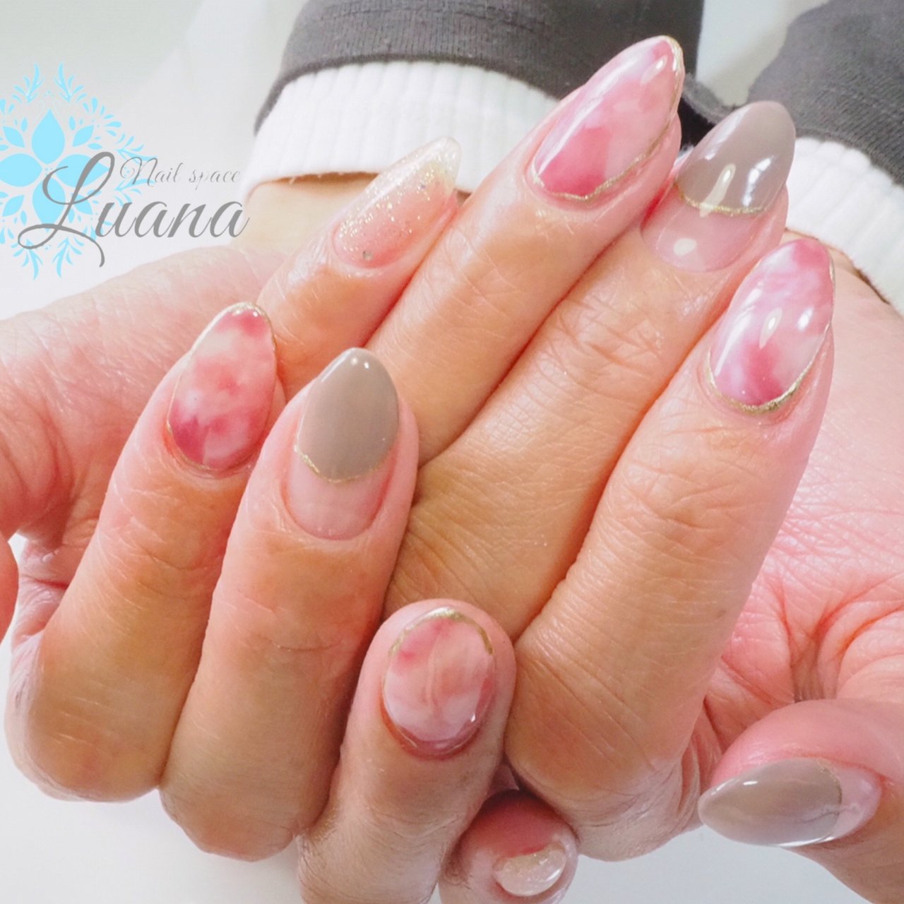 オールシーズン オフィス デート 女子会 ハンド Nail Space Luanaのネイルデザイン No ネイルブック