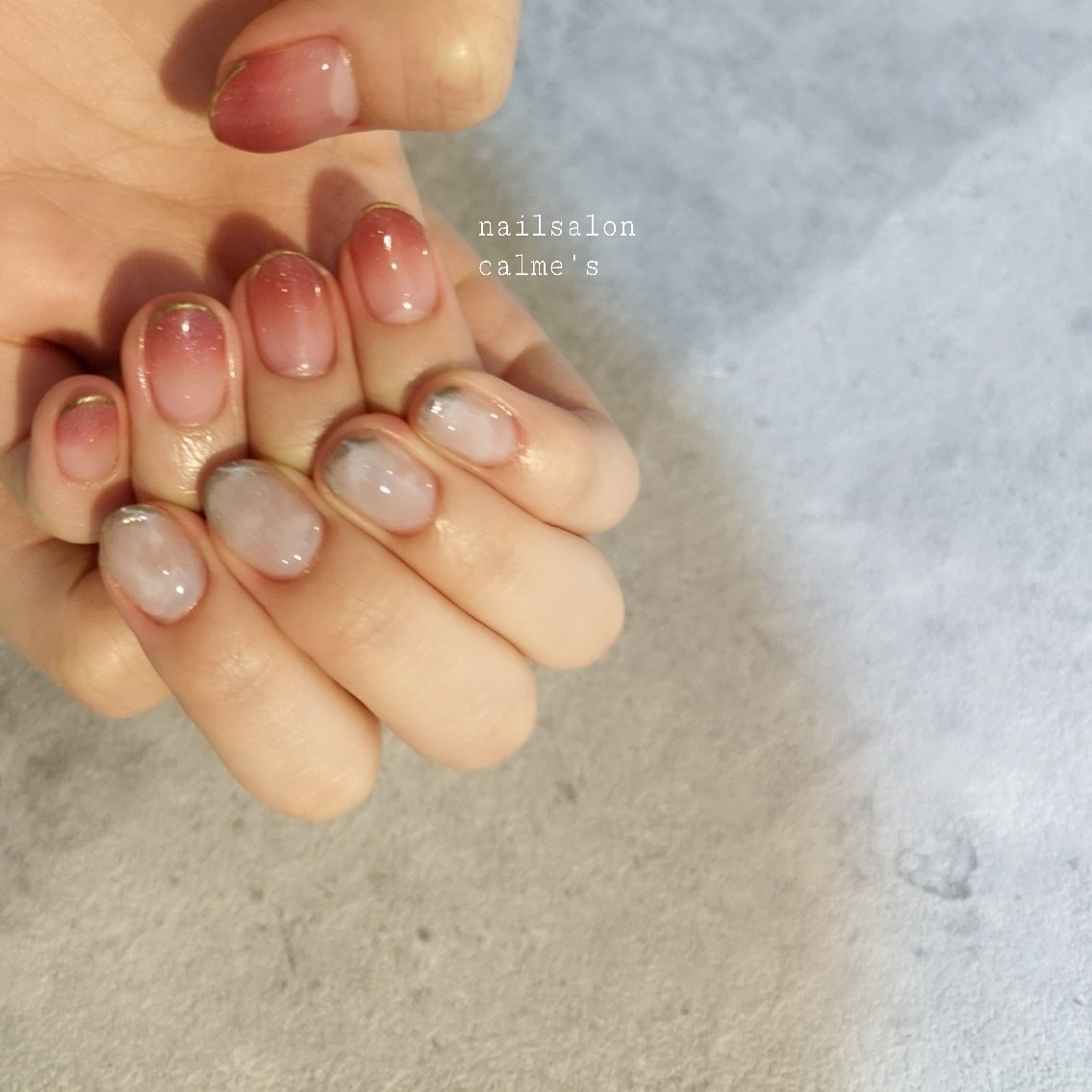 オールシーズン デート ハンド グラデーション ラメ Manicurist Shizukaのネイルデザイン No ネイルブック