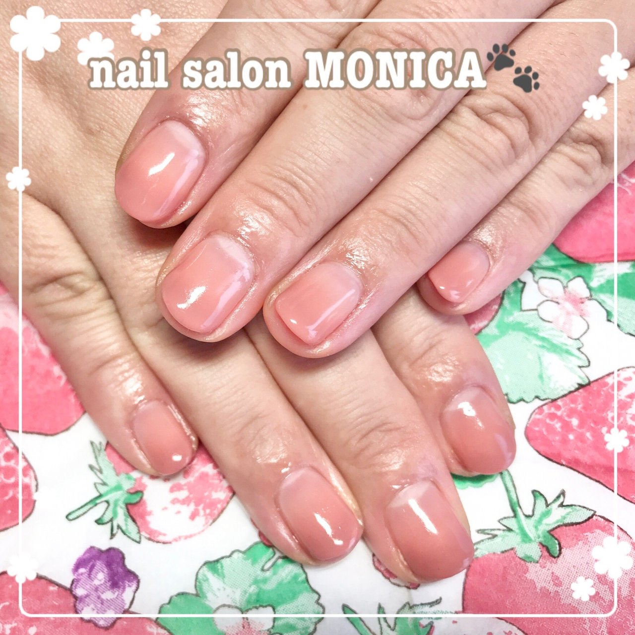 オールシーズン ベージュ ピンク Nail Salon Monica のネイルデザイン No ネイルブック