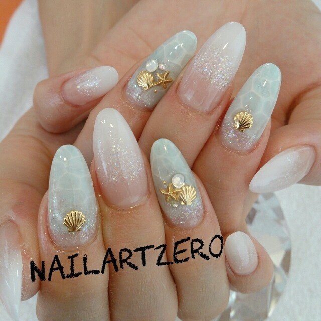 ハンド ミディアム スカルプチュア お客様 ﾈｲﾙｱｰﾄzero京都西院のネイルデザイン No ネイルブック