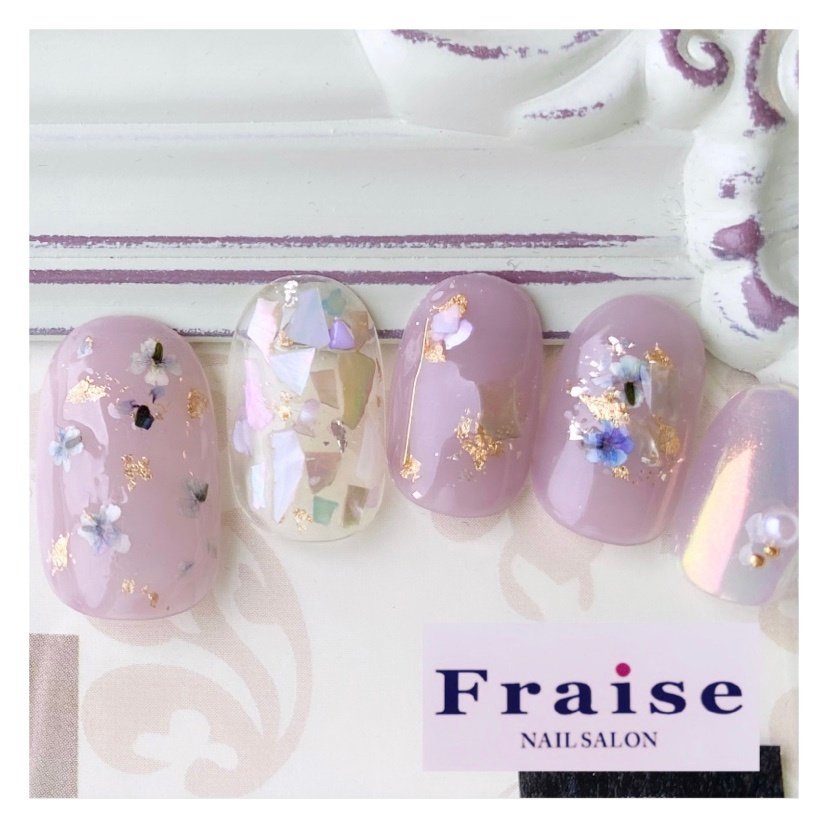 夏 オールシーズン 梅雨 オフィス ハンド 山科 パラジェルサロン Fraise フレーズ のネイルデザイン No ネイルブック