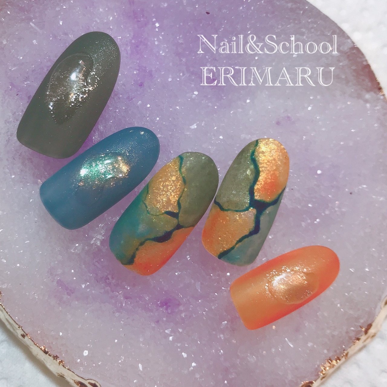 オールシーズン 旅行 スポーツ 女子会 ニュアンス Nailsalon School Erimaruのネイルデザイン No ネイル ブック