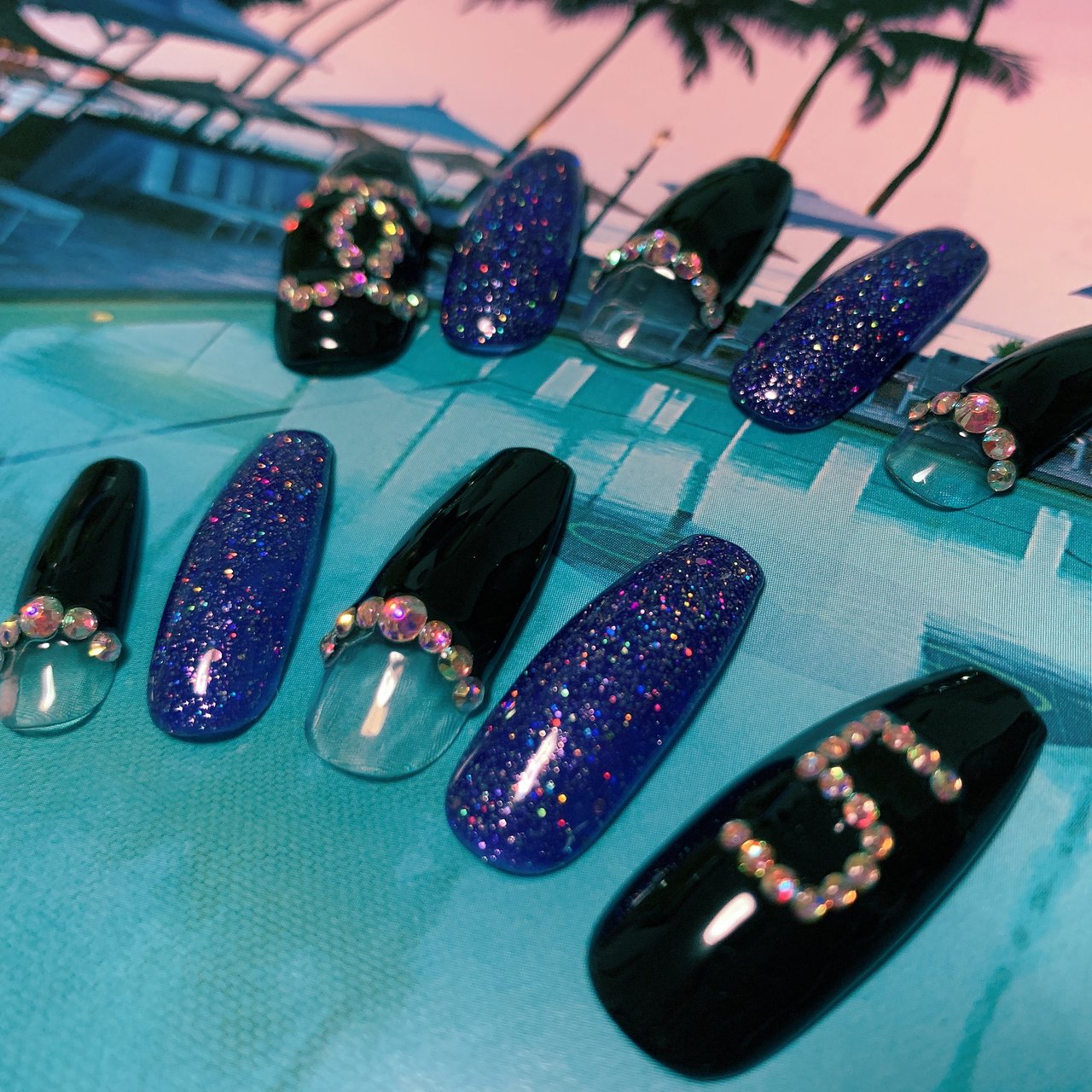 オールシーズン ハンド シンプル ラメ ワンカラー Yaiyan セルフネイル記録 のネイルデザイン No ネイルブック