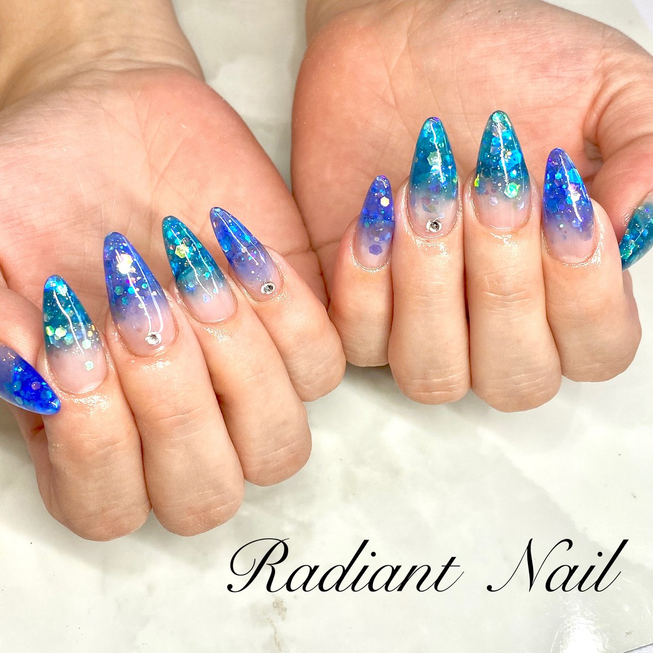 夏 旅行 海 リゾート ハンド Radiant Nailのネイルデザイン No ネイルブック