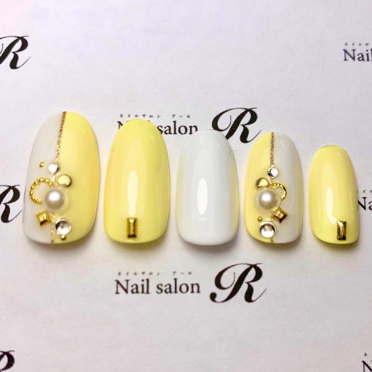 夏 秋 オールシーズン オフィス ハンド Nailsalon R ネイルサロンアール のネイルデザイン No ネイルブック