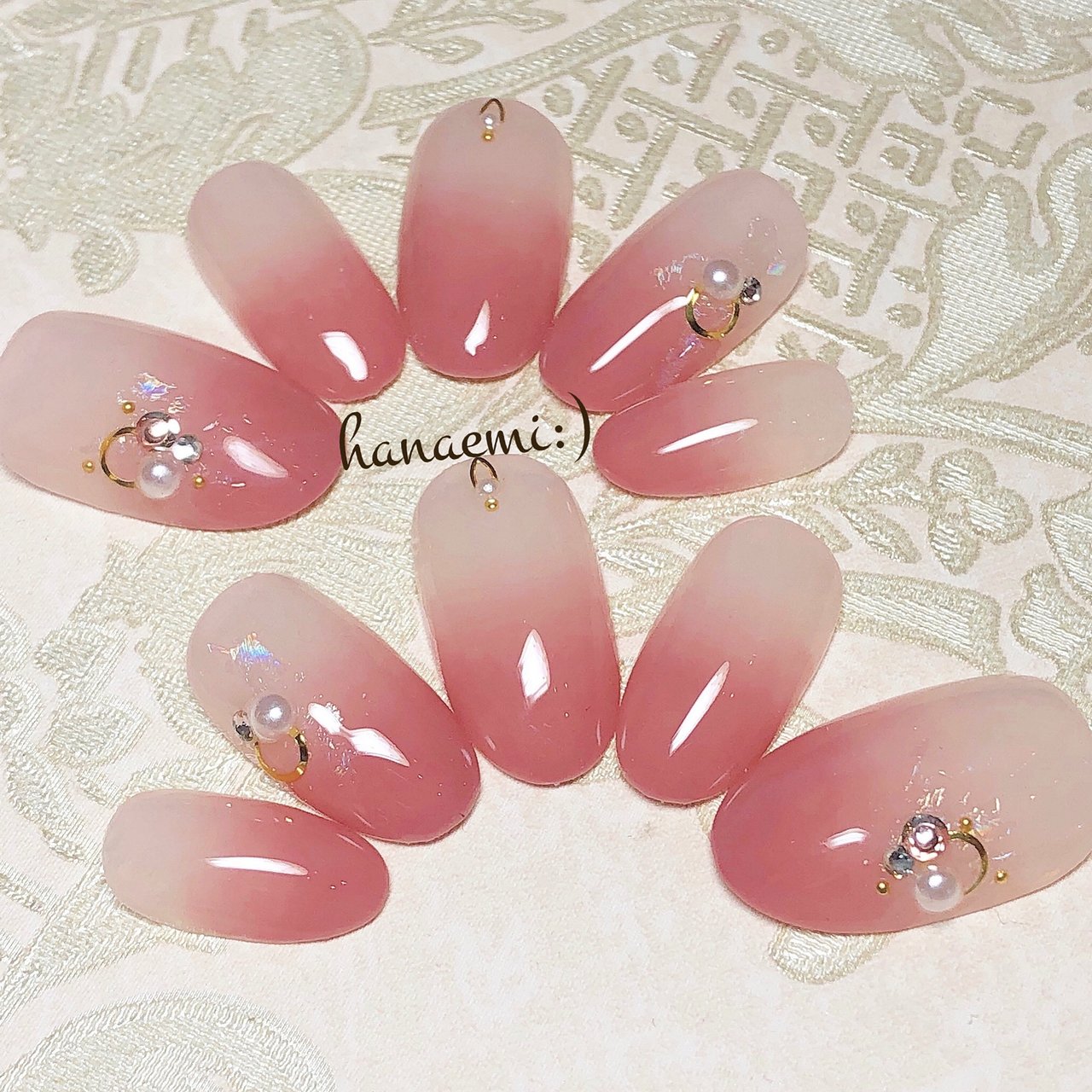 オールシーズン オフィス パーティー デート ハンド Nail Smile Hanaemiﾟ ﾟஐ美沙 のネイル デザイン No ネイルブック